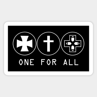 One For All (Dark Background) Magnet